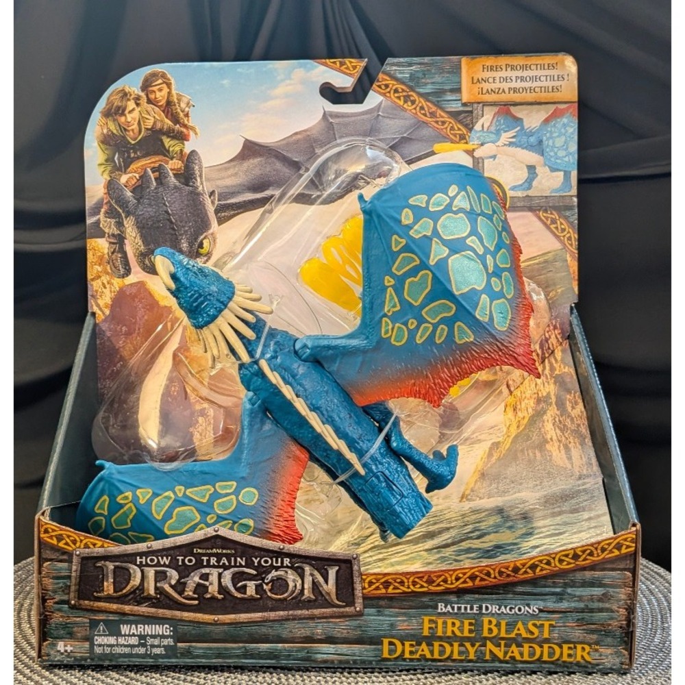 How To Train Your Dragon Battle Dragons Fire Blast Deadly Nadder 10" Dream Works